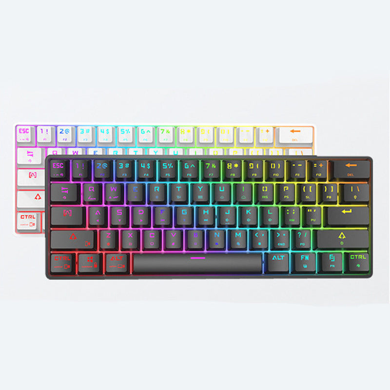Teclado Mecânico Sem Fio Prisma - Bluetooth, RGB & Keycaps PBT Premium