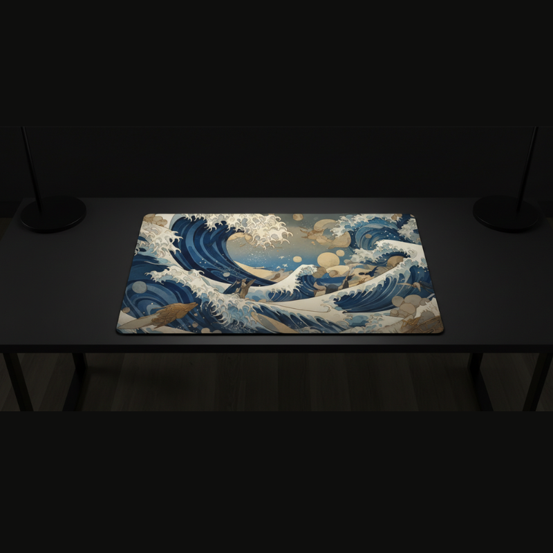Mousepad Premium - Kanagawa Vortex