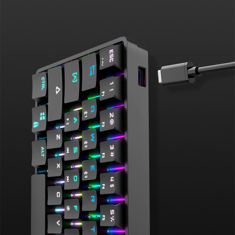 Teclado Mecânico Sem Fio Prisma - Bluetooth, RGB & Keycaps PBT Premium