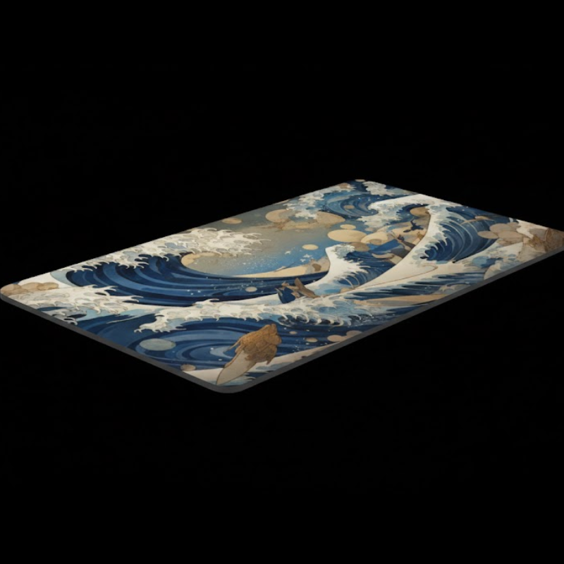 Mousepad Premium - Kanagawa Vortex